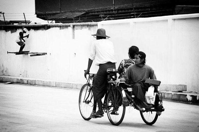 Trishaw, Yangon Burma, by doss@yours